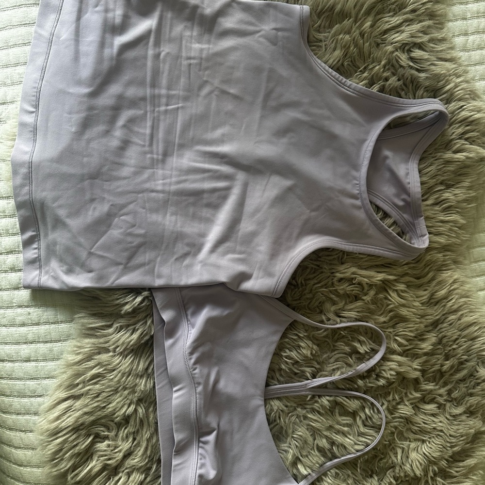 lululemon athletica Lavender align high neck Racerback,Y Bralette Set